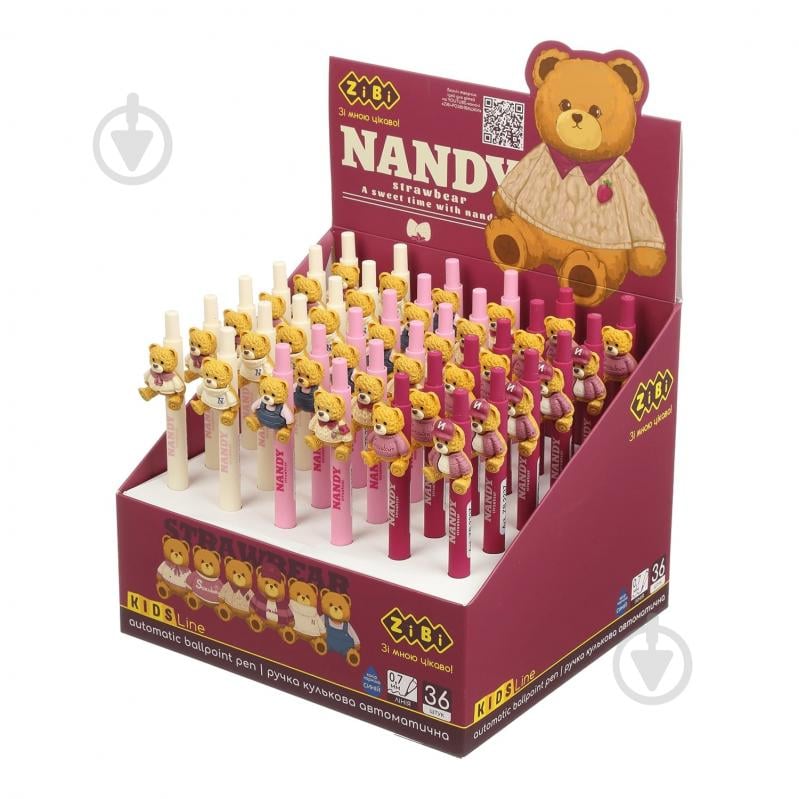 Ручка шариковая ZiBi BEAR TOY - фото 2