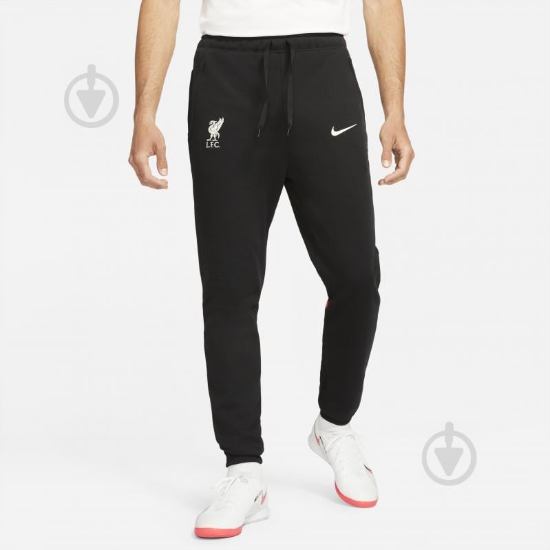 Брюки Nike LFC M NK DF TRAVEL FLC PANT DA9768-010 р. M черный - фото 1