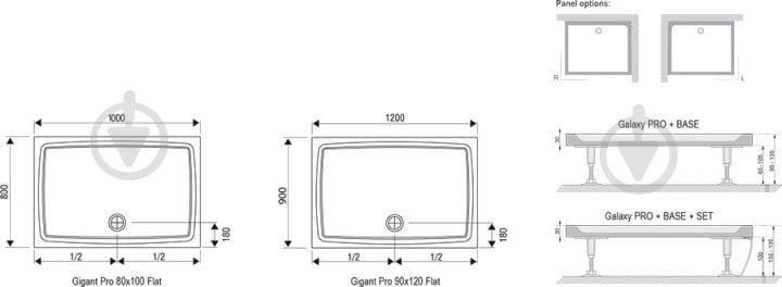 УЦЕНКА! Ножки для поддона Ravak Base Galaxy Pro (УЦ №2531) - фото 3 УЦЕНКА! Ножки для поддона Ravak Base Galaxy Pro (УЦ №2531) - фото 3