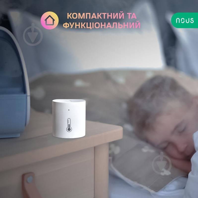 УЦІНКА! Розумний датчик температури Nous E5 (ZigBee) білий (УЦ №2531) - фото 5 УЦІНКА! Розумний датчик температури Nous E5 (ZigBee) білий (УЦ №2531) - фото 5