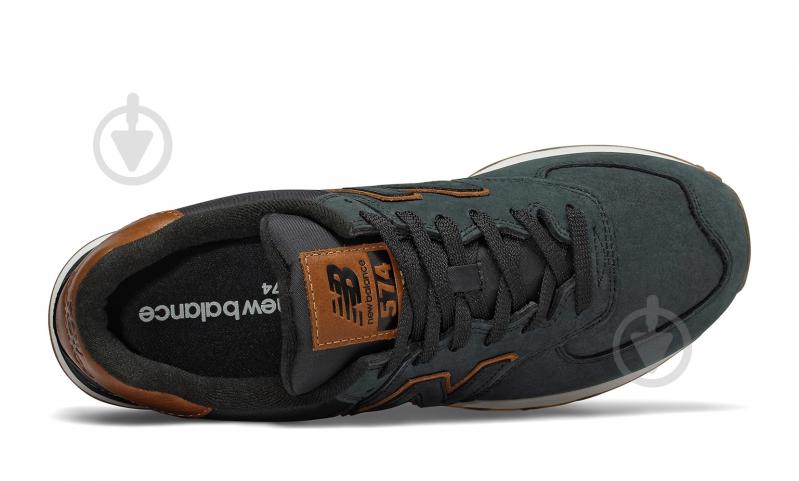 Кросівки чоловічі зимові New Balance ML574NBI р.45,5 чорні - фото 3