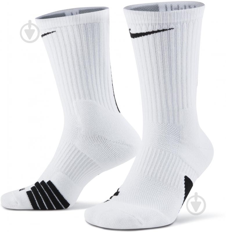 Носки Nike U NK ELITE CREW SX7622-100 р.2XL белый - фото 2