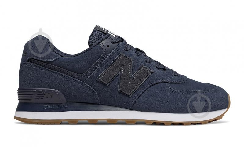 Кроссовки мужские зимние New Balance ML574NFC р.40 синие - фото 1