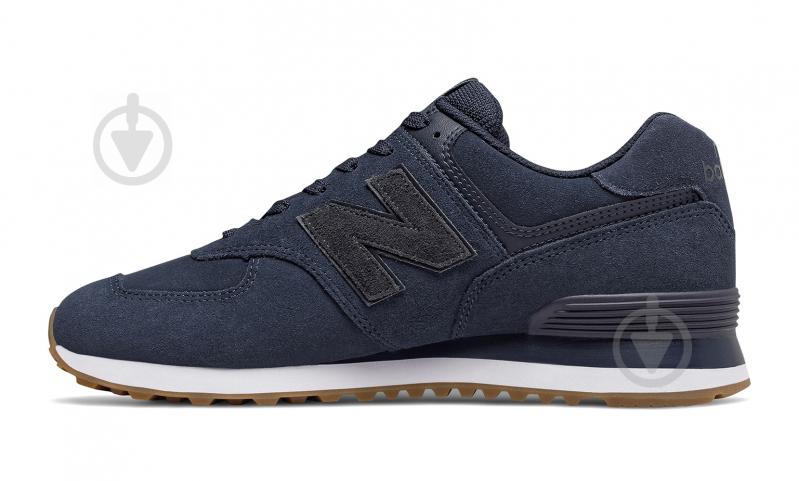 Кроссовки мужские зимние New Balance ML574NFC р.41,5 синие - фото 2