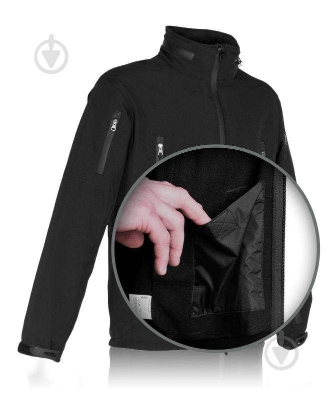 Куртка мужская демисезонная TORNADO CОФТШЕЛЛ 34123-9-4-60-3 р.XXXL черная - фото 3