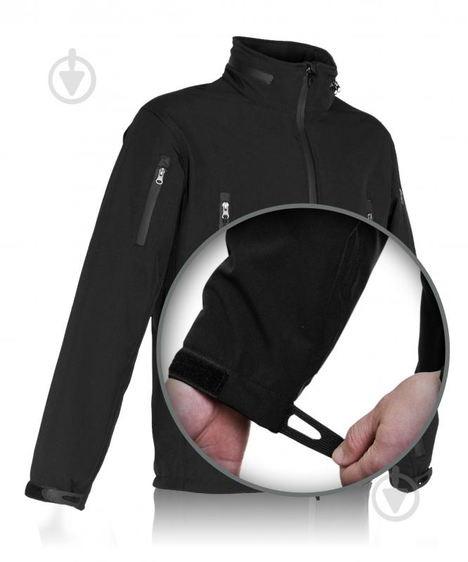 Куртка мужская демисезонная TORNADO CОФТШЕЛЛ 34123-9-4-60-3 р.XXXL черная - фото 7