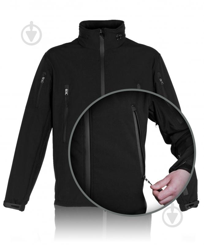 Куртка мужская демисезонная TORNADO CОФТШЕЛЛ 34123-9-4-60-3 р.XXXL черная - фото 9