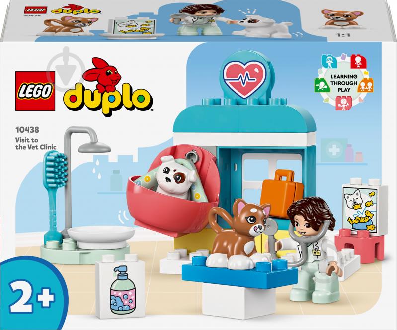 Конструктор LEGO DUPLO Визит в ветеринарную клинику 10438 - фото 1