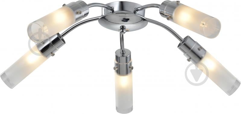 Світильник стельовий Accento lighting Camellia 5x40 Вт E14 хром ALPL-BL19230-5 - фото 2