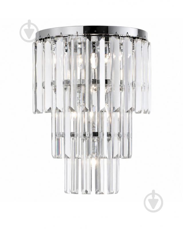 Бра LIGHT SET PIONA D260 E14 прозорий/хром - фото 1