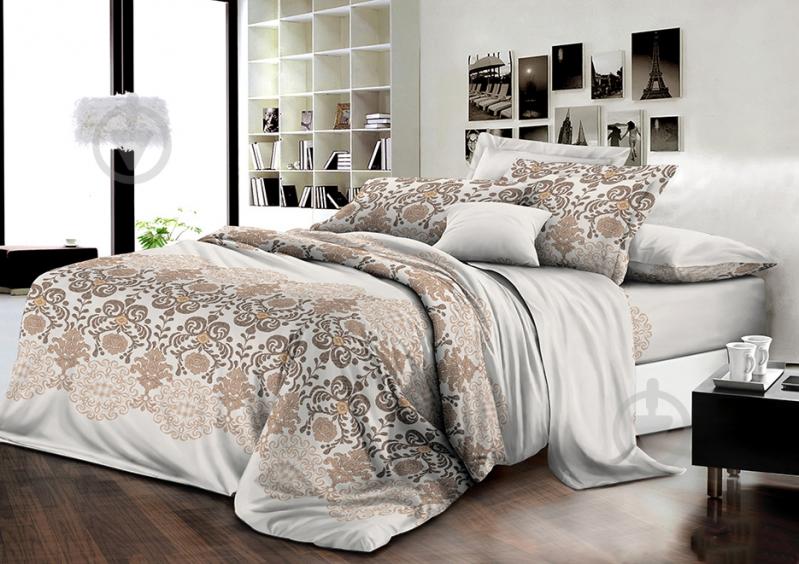 Комплект постельного белья Chersonesos 2.0 евро молочный - фото 1