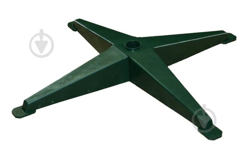 Подставка для елки Chomik 51х51 см, пластик зеленый - фото 1 Подставка для елки Chomik 51х51 см, пластик зеленый - фото 1
