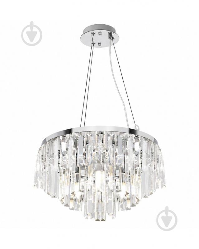 Люстра подвесная LIGHT SET PIONA PL400 7xE14 прозрачный/хром - фото 1