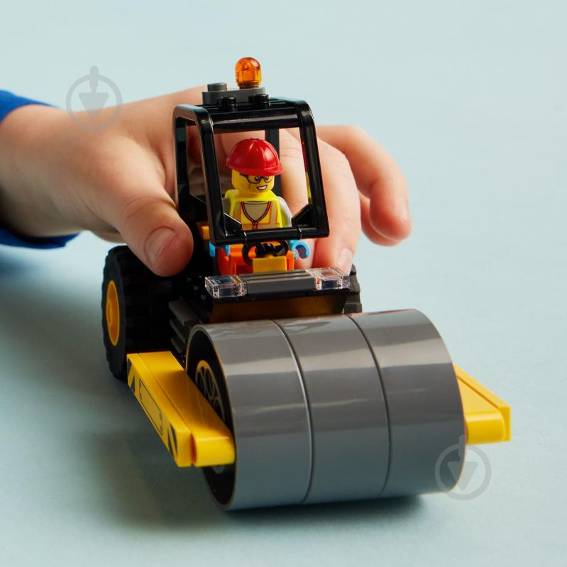 Конструктор LEGO City Строительный паровой каток 60401 - фото 8
