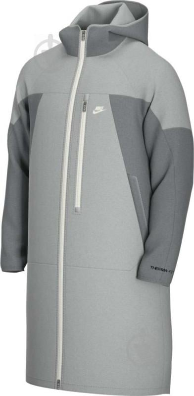 Пальто чоловіче зимове Nike M NSW TF RPL LEGACY PARKA DD6844-077 р.S світло-сіре - фото 1