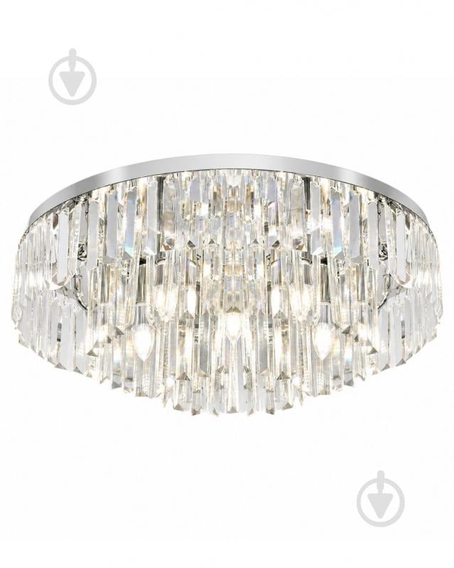 Люстра потолочная LIGHT SET PIONA D600 12xE14 прозрачный/хром - фото 1