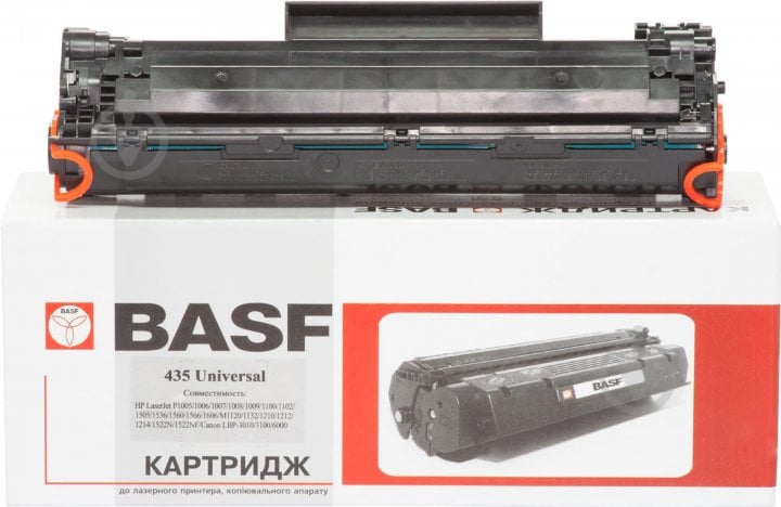 Картридж BASF для HP LJ P1005/1006 (KT-CB435A) черный - фото 1