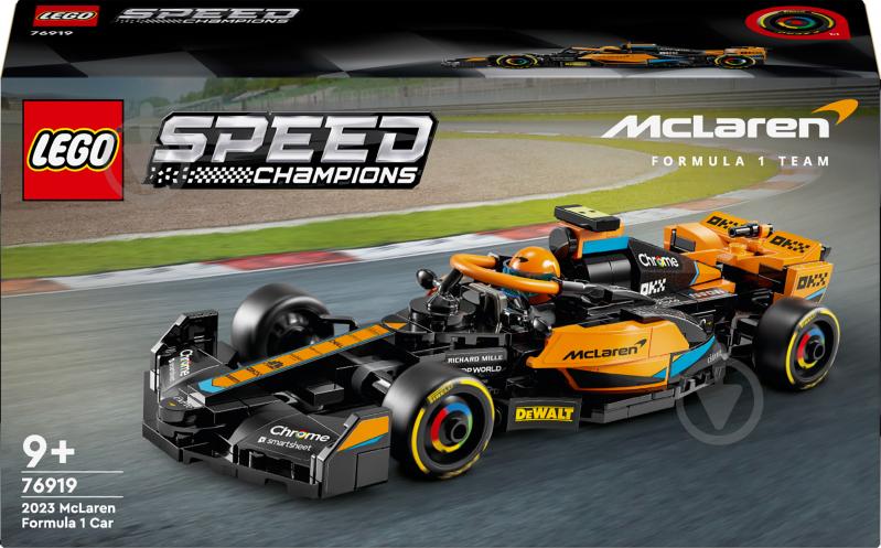 Конструктор LEGO Speed Champions Автомобиль для гонки 2023 McLaren Formula 1 76919 - фото 1