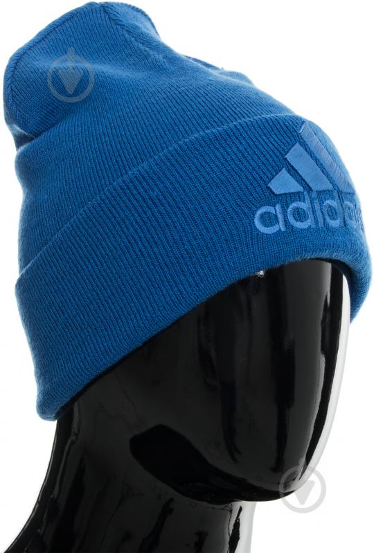 Шапка Adidas Logo Woolie AY6574 р.L синий - фото 2