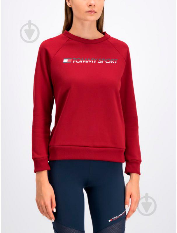 Джемпер Tommy Hilfiger FLEECE CREW NECK S10S100358607 р. XS червоний - фото 3