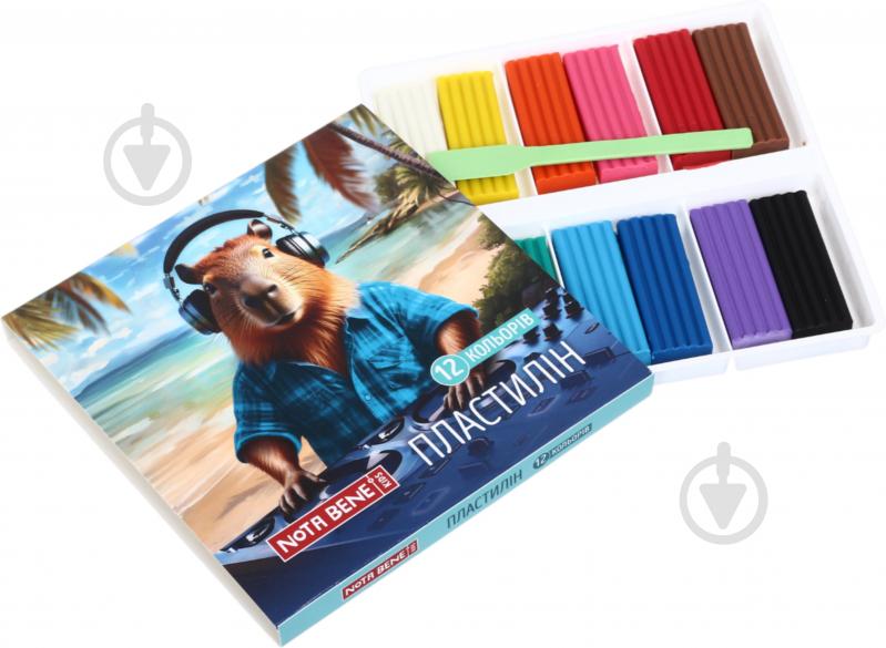Пластилин 12*20 г, Capybara Nota Bene - фото 2