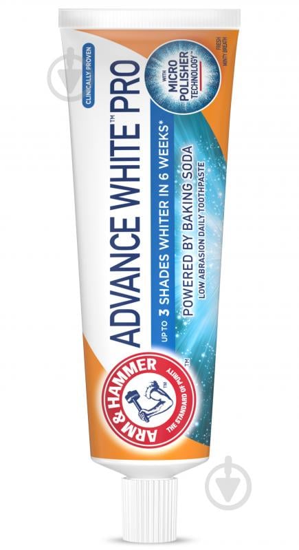 Зубная паста Arm&Hammer Отбеливающая с пищевой содой 75 мл - фото 1