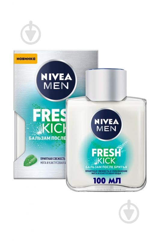 Бальзам после бритья Nivea Men Fresh Kick 100 мл - фото 1