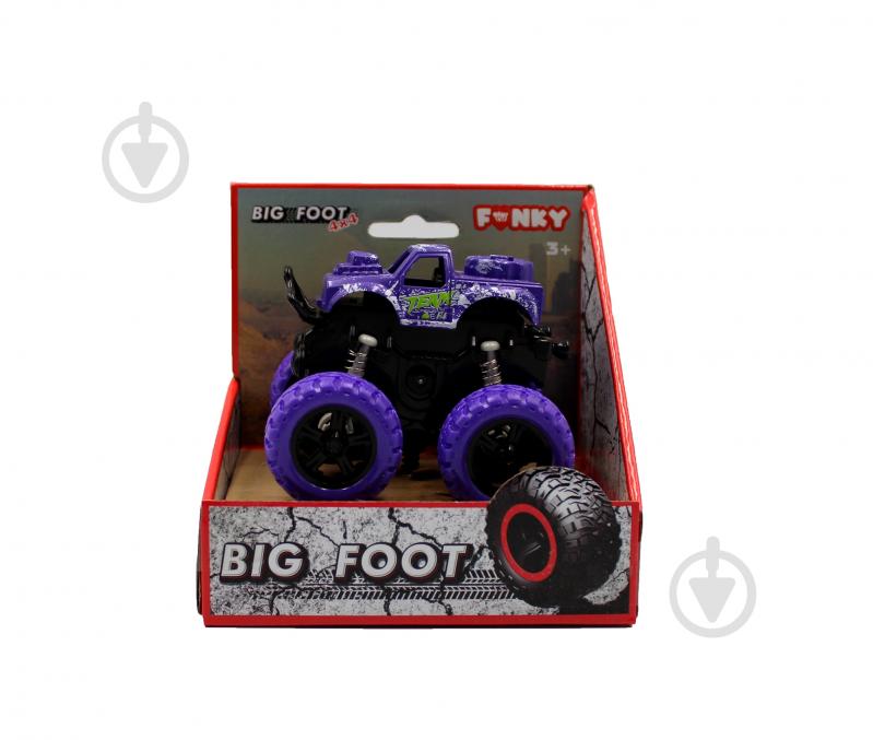 Позашляховик Funky Toys 4х4 інерційний трюковий фіолетовий 60002 - фото 1