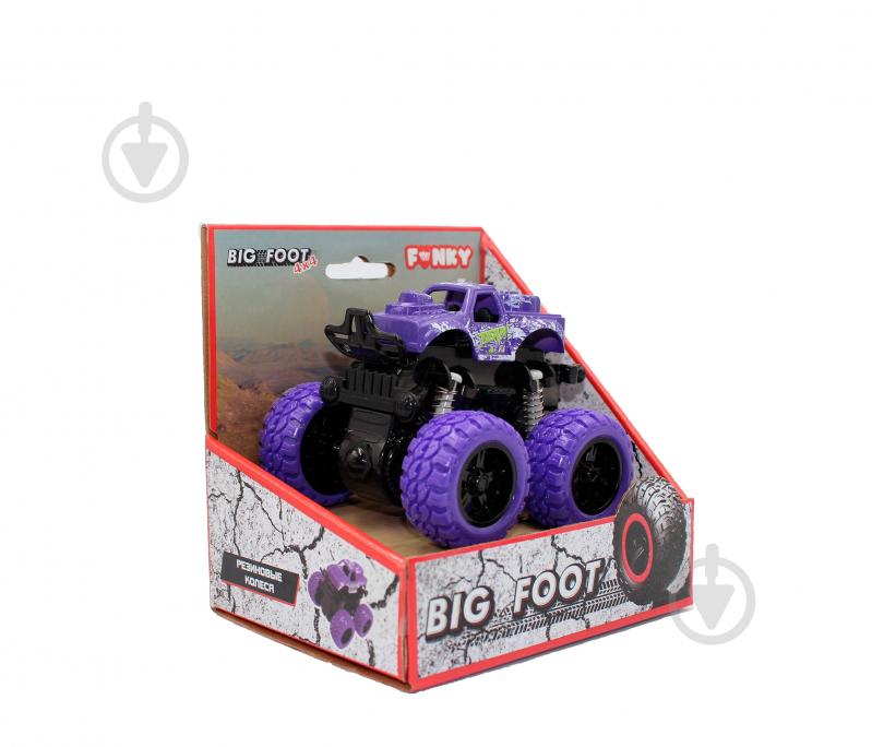 Позашляховик Funky Toys 4х4 інерційний трюковий фіолетовий 60002 - фото 2