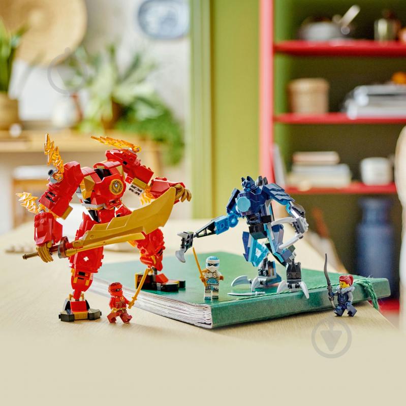 Конструктор LEGO NINJAGO Робот огненной стихии Кая 71808 - фото 6