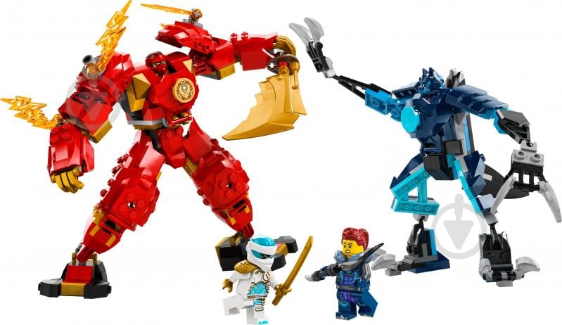 Конструктор LEGO NINJAGO Робот огненной стихии Кая 71808 - фото 3