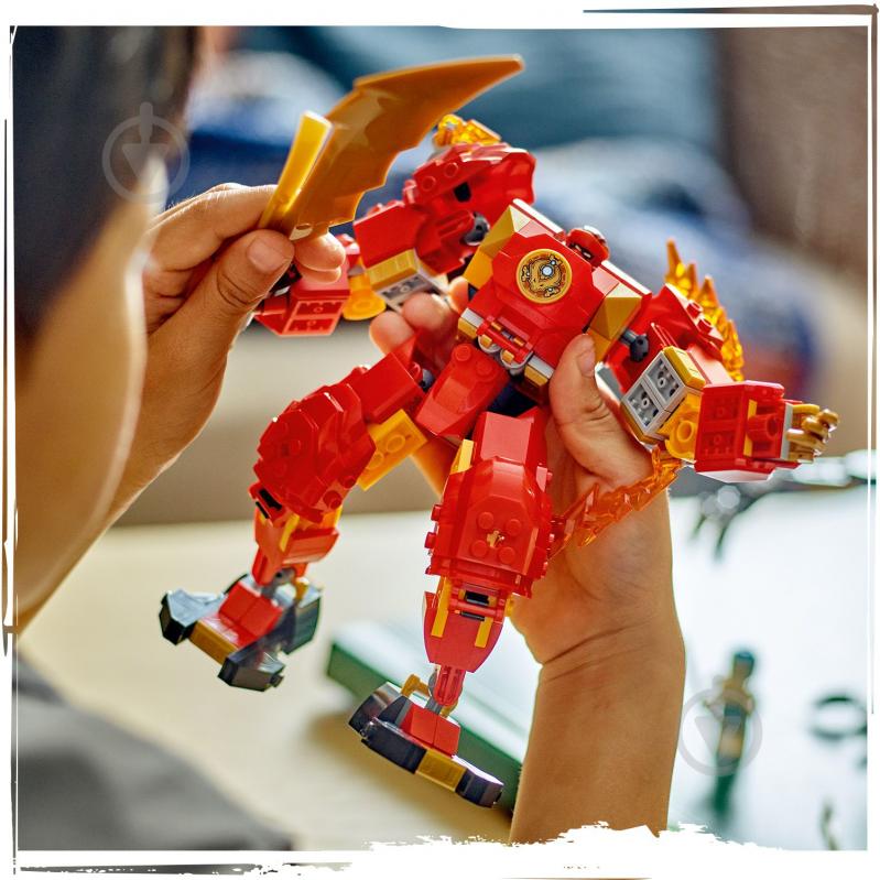 Конструктор LEGO NINJAGO Робот огненной стихии Кая 71808 - фото 8