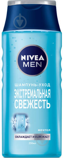 Шампунь Nivea Екстримальна свіжість з ментолом для чоловіків 250 мл - фото 1