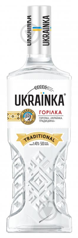 Горілка Ukrainka Traditional 0,5 л - фото 1