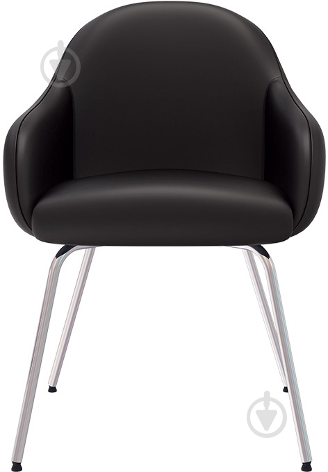 Кресло Nowy Styl WAIT 4L CHROME черный - фото 2