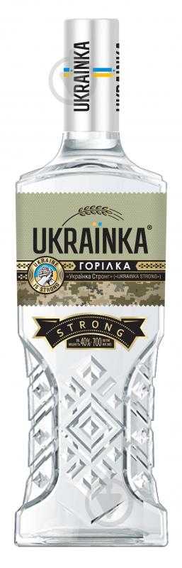 Горілка Ukrainka Strong 0,7 л - фото 1