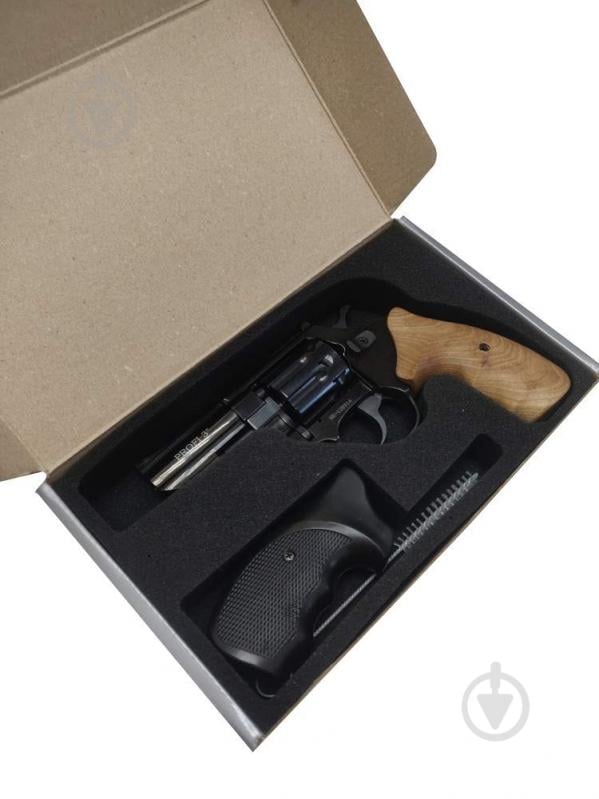Револьвер Zbroia флобера нарізний PROFI-3" (чорний / дерево) - фото 7