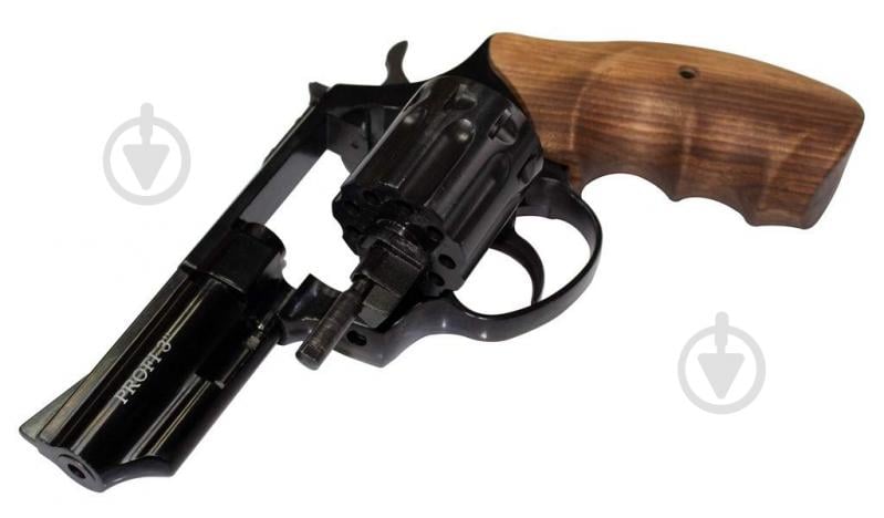 Револьвер Zbroia флобера нарізний PROFI-3" (чорний / дерево) - фото 5