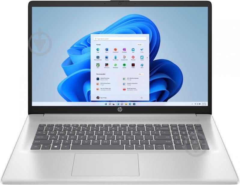 Ноутбук HP 17-cn2016ua 17,3" (94Z26EA) silver - фото 1