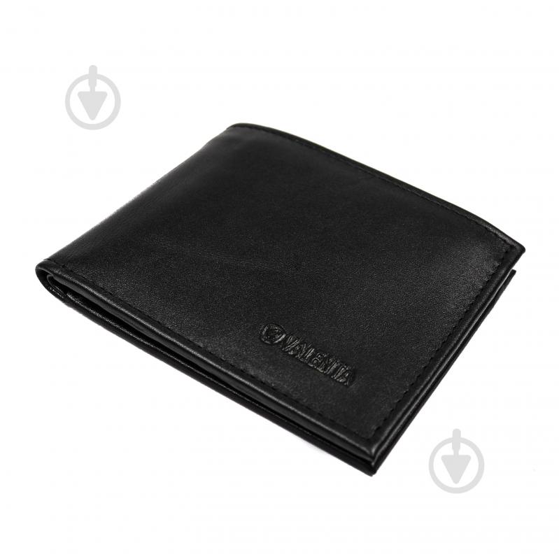 Портмоне Wallet A7 кожаное черный ХР213111M - фото 1