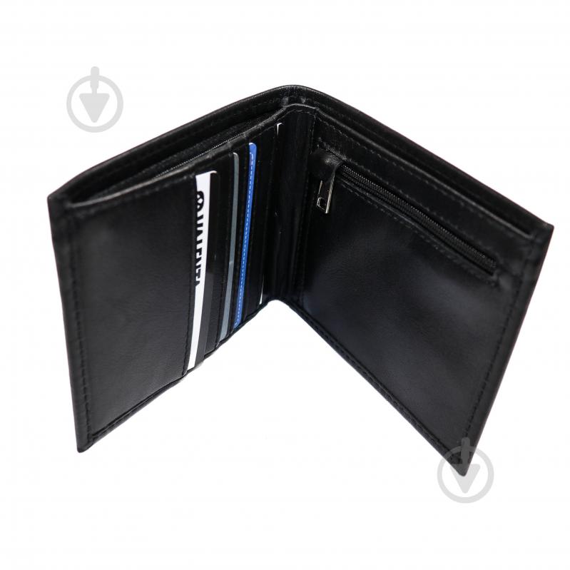 Портмоне Wallet A7 кожаное черный ХР213111M - фото 5