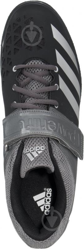 Кросівки чоловічі осінні Adidas POWERLIFT 3 AQ3330 р.38 чорні із сірим - фото 9