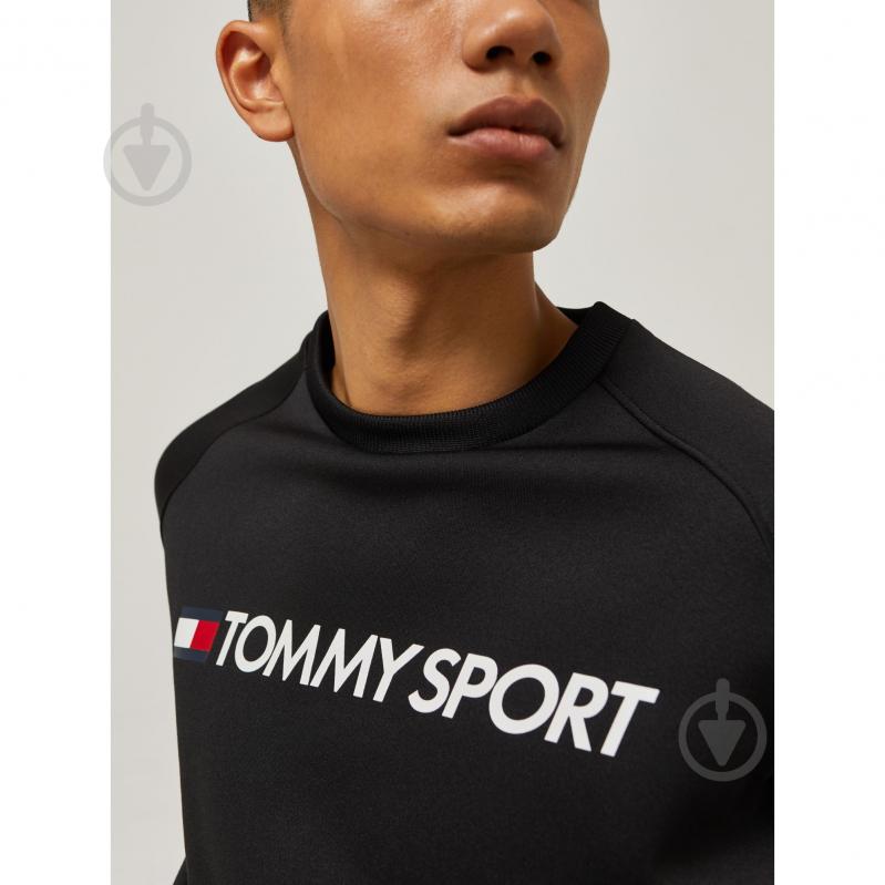 Джемпер Tommy Hilfiger FLEECE LOGO CREW NECK S20S200280099 р. L чорний - фото 3