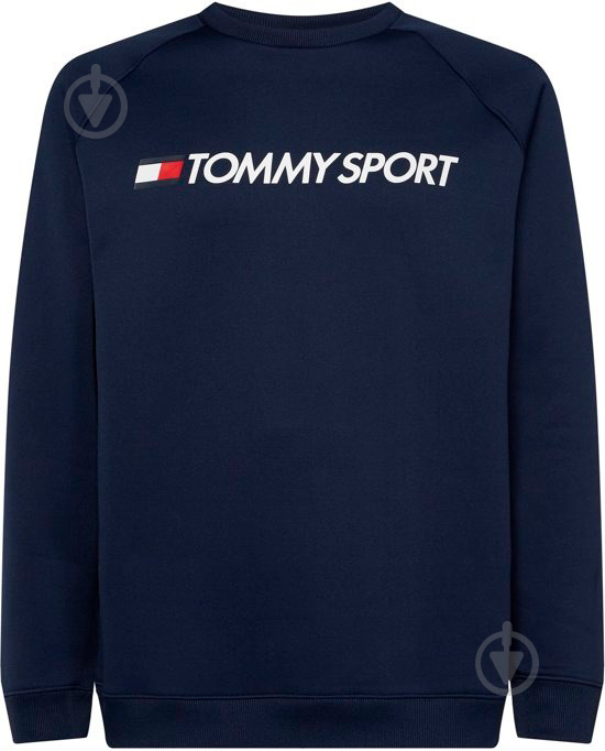 Джемпер Tommy Hilfiger FLEECE LOGO CREW NECK S20S200280401 р. S синий - фото 1