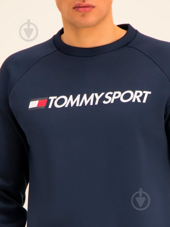 Джемпер Tommy Hilfiger FLEECE LOGO CREW NECK S20S200280401 р. S синий - фото 3