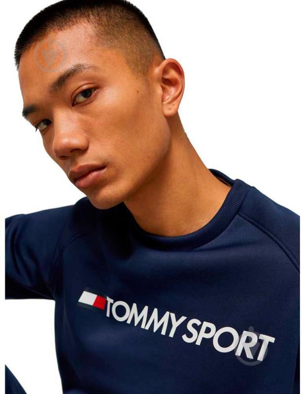 Джемпер Tommy Hilfiger FLEECE LOGO CREW NECK S20S200280401 р. S синий - фото 9