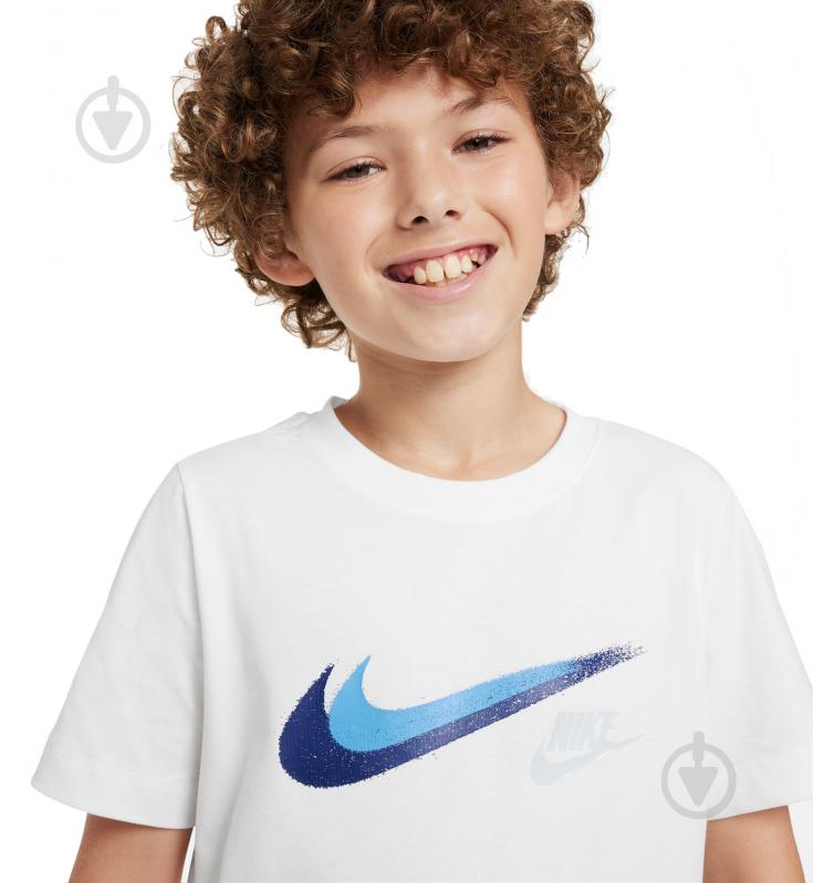 Футболка Nike B NS SI SS TEE FZ4714-100 р.XS белый - фото 3