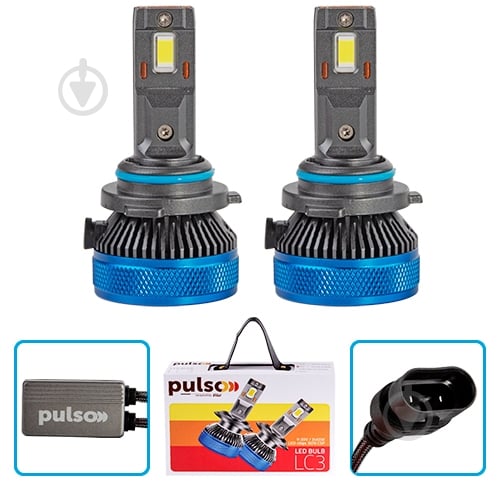 Автолампа светодиодная PULSO HB4 65 Вт 2 шт. (LC3-HB4 (50)) - фото 1