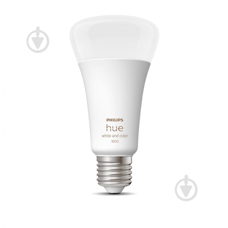 Лампа светодиодная Philips hue E27 15W (100 Вт) 2000K-6500K RGB ZigBee Bluetooth - фото 2