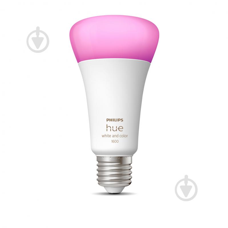 Лампа светодиодная Philips hue E27 15W (100 Вт) 2000K-6500K RGB ZigBee Bluetooth - фото 5